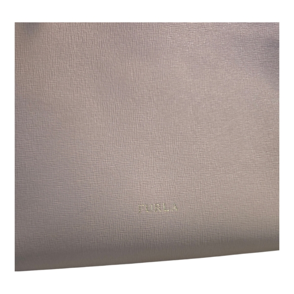 Nwot Furla Agata Saffiano Leather Italian Designer Purse dusty rose - Picture 3 of 12